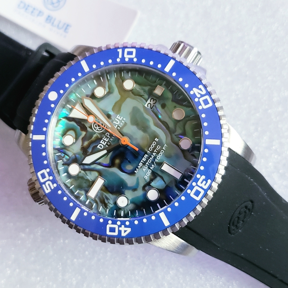 Deep Blue Mother of Pearl face Master 1000 II